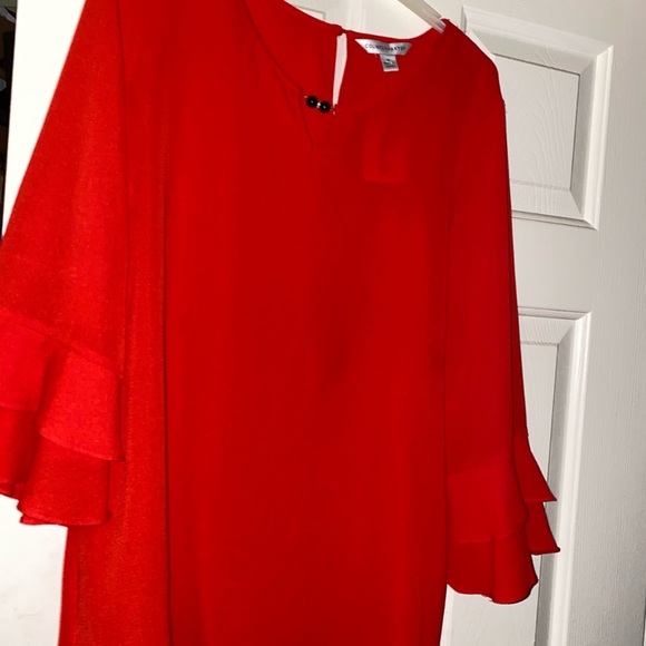Never worn red fancy top - Picture 1 of 3